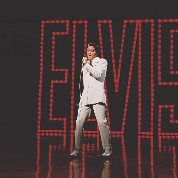Elvis Presley performing on his 1968 comeback special.