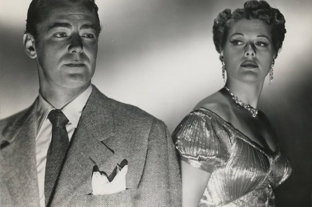 Alan Ladd and Donna Reed star in the 1949 film noir drama "Chicago Deadline."