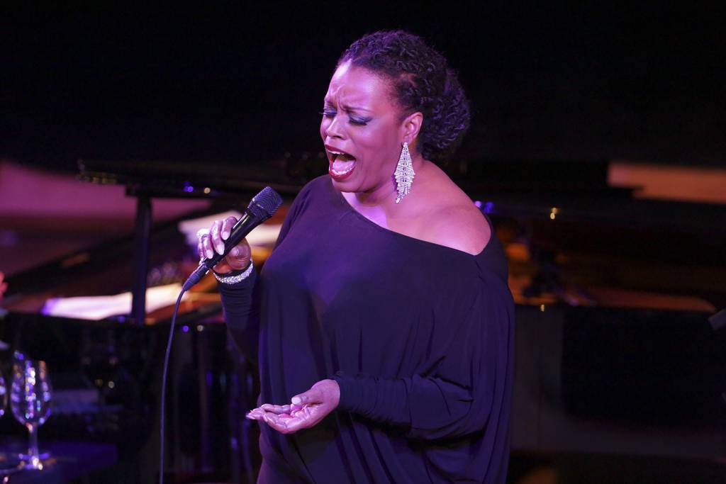 Dianne Reeves performs at the Symphony Center in Chicago on January 30, 2015. 