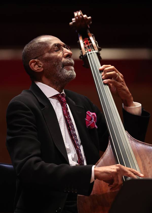 Bassist Ron Carter and his quartet Foursight perform on the opening night of the Chicago Jazz Festival on August 31, 2023.  