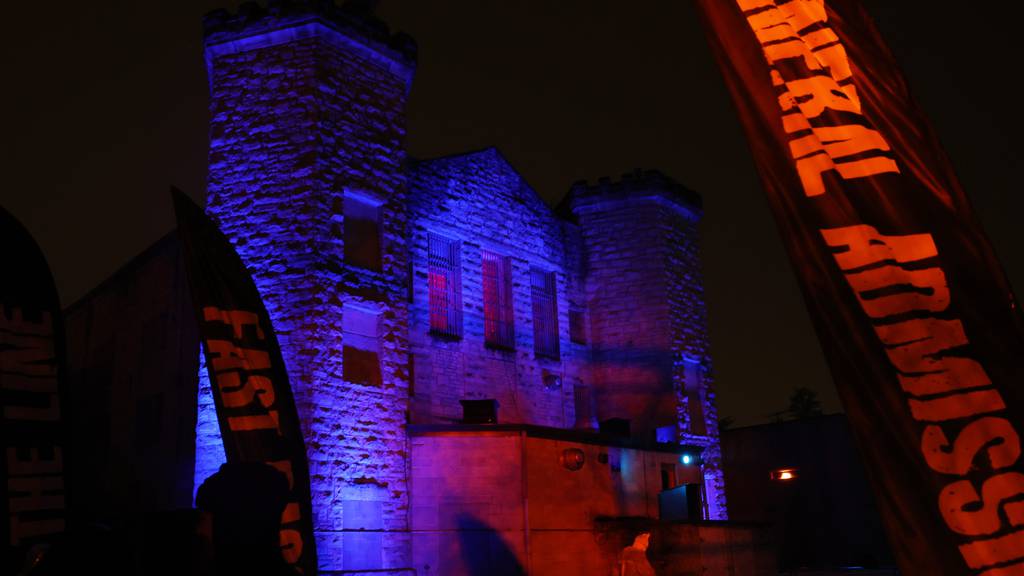 The Old Joliet Haunted Jail is open daily until Halloween night, then November 3-4.