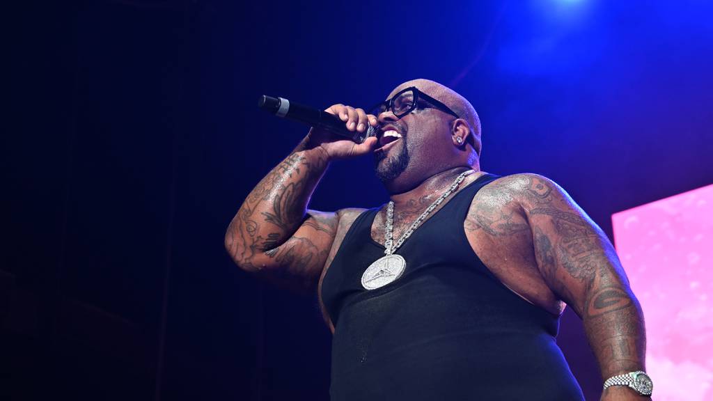 CeeLo Green of Goodie Mob performs on stage during the ATL Hip-Hop Hop 50 concert: Yesterday, Today And (404)-Ever at Cellairis Amphitheater in Lakewood on August 13, 2023 in Atlanta, Georgia.