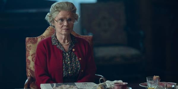Imelda Staunton stars as Queen Elizabeth in Season 6 of “The Crown.” 