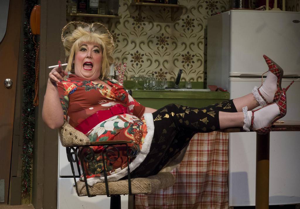 Veronica Garza is 40-year-old Cindy Lou Who. "Who Holiday!" at Theater Wit.