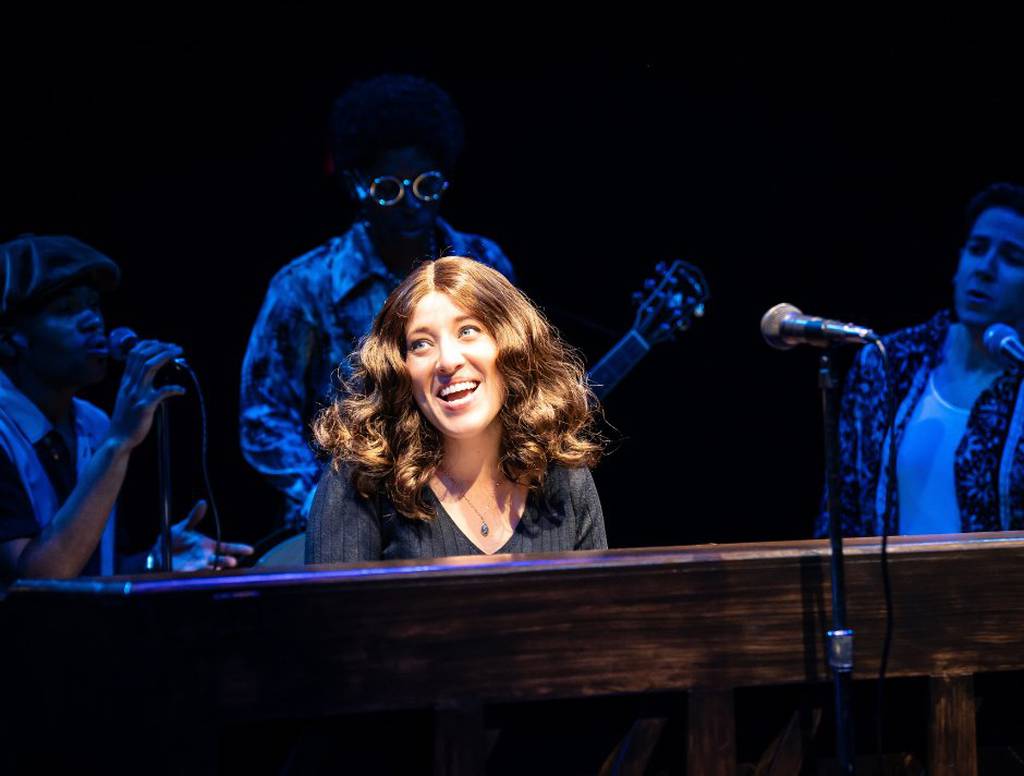 Kaitlyn Davis and cast "Beautiful: The Carole King Musical" at the Marriott Theater in Lincolnshire.