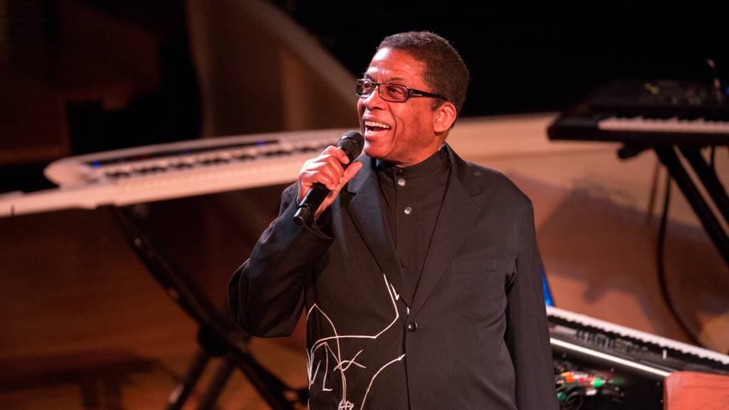 Herbie Hancock leads his quartet in Orchestra Hall at Symphony Center in Chicago in October 2017.