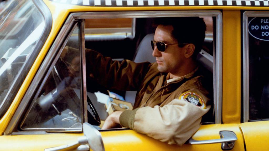 Robert De Niro in director Martin Scorsese's movie "Taxi driver."