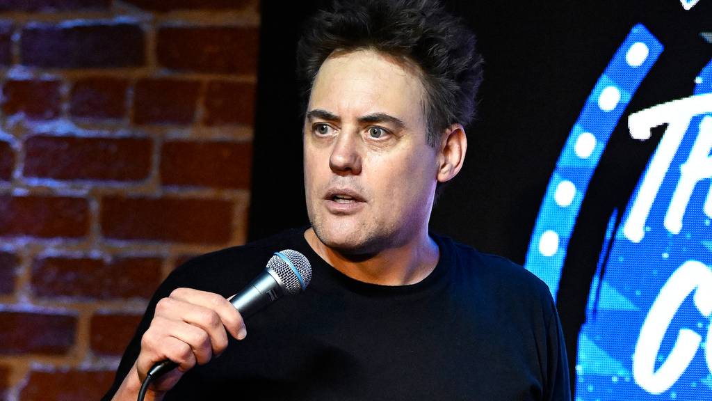 Comedian Orny Adams performs at Ice House Comedy Club on June 9, 2023 in Pasadena, California.