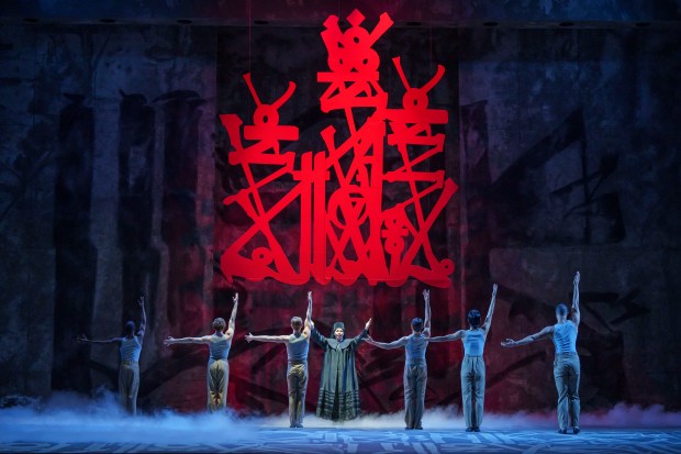 Kathryn Henry and company "Aida" by Lyric Opera...