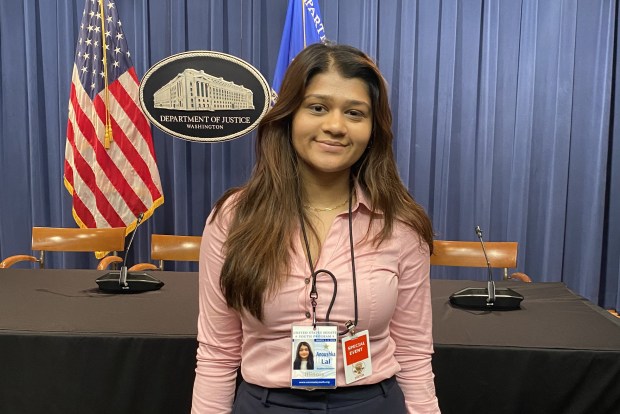 Anouska Lal was one of Illinois' delegates for the 62nd Annual United States Senate Youth Program.  (Anushka Lal)